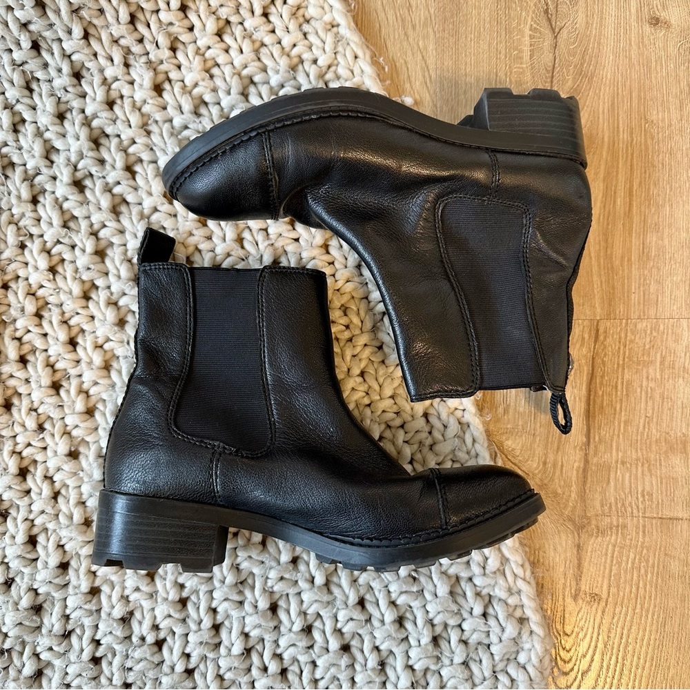 Calvin Klein black ankle boots
